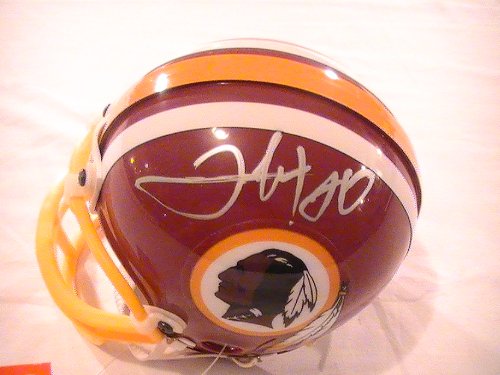 CLINTON PORTIS SIGNED AUTOGRAPHED WASHINGTON REDSKINS MINI HELMET COA + HOLOGRAM