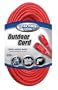Coleman Cable 02409 14/3 SJTW Vinyl Outdoor Extension Cord, Red, 100-Foot