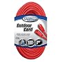 Coleman Cable 02409-88-04 100-Foot 14/3  SJTW Vinyl Outdoor Extension Cord, Red