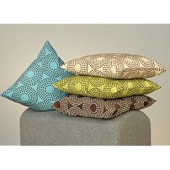 Retro Kissenh�lle 50x50 cm Deko Struktur braun Kissenbezug
