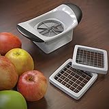 Planet Homeware Apple Cutter - 3 Changeable Blades - Apple Corer, Divider, Slicer & Wedger - Featuring Easy Grip Handles and Powerful Stainless Steel Blades - Large & Dishwasher Safe - Guarantee