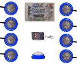 Vision X HIL-STB Tantrum Strobe System And Rock Light Kit with Master Controller And Wireless Remote Blue