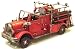 1935 Fire Engine Pumper Brigade Truck Red Model