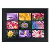 Review B.P. Industries  / Wood Collage 9-Opening Frame – Black (4x6