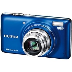 Digital Point & Shoot-Fujifilm FinePix T400 16MP Digital Camera with 10x Optical Zoom-Blue
