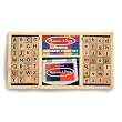 Melissa & Doug : Wooden Alphabet Stamp Set