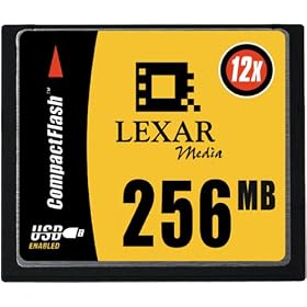 Lexar Media 256 MB USB 12X High-Speed CompactFlash Card (CF256-12-251)