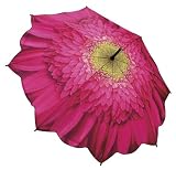 Gerbera Daisy Designer Umbrella - Choose from Stick or Foldable Styles - 48 Arc