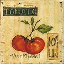 Tomato Cuisine Art Poster Print by Grace Pullen, 12x12