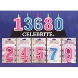 Plastic Celebrite Starter Kit Candles 100 per package