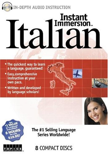 Instant Immersion Italian New & Improved 8 Audio CDs