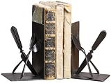 Utensil Bookends Set Of 2, 9x4.75, BRONZE