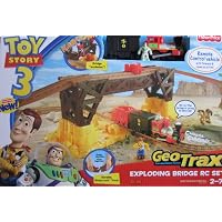 Fisher-Price GeoTrax Disney/Pixar Toy Story 3 Remote Control Exploding Bridge Train Set