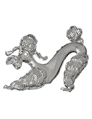 Clevereves 14K White Gold Pendant Poodle Dog 15.8 - Gram(s)