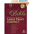 Holy Bible: Holman Christian Standard Bible, Black, Bonded Leather, Compact