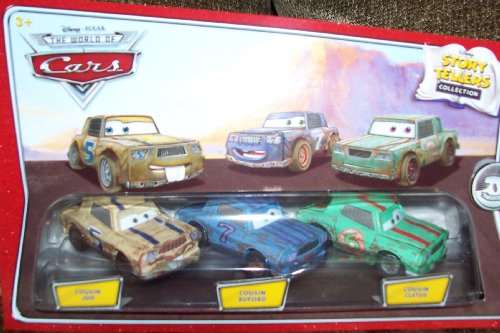Disney / Pixar CARS Movie 155 Die Cast Story Tellers Collection 3Pack Cousin Jud, Cousin Buford & Cousin Cletus