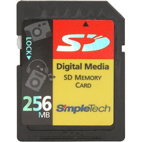 SimpleTech 256 MB Secure Digital Card (STI-SD/256)