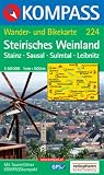 Steirisches Weinland / Stainz / Sausal / Sulmtal / Leibnitz 1 : 50 000: Wander- und Bikekarte. GPS-geeignet - 