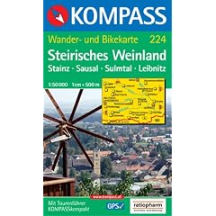 Steirisches Weinland / Stainz / Sausal / Sulmtal / Leibnitz 1 : 50 000: Wander- und Bikekarte. GPS-geeignet
