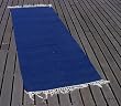 Barefoot Yoga Mysore Practice Yoga Rug - Solid Blue