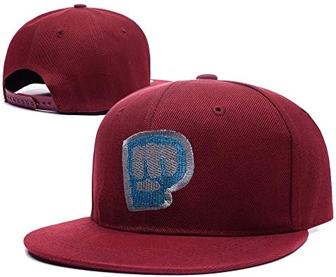 DEBANG PewDiePie Logo Adjustable Snapback Caps Embroidery HatsRed