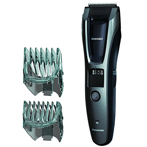 Panasonic Hair and Beard Trimmer, Men s, with 39 Adjustable Trim Settings and Two Comb Attachments for Beard and Hair, Corded or Cordless Operation, ER-GB60-K