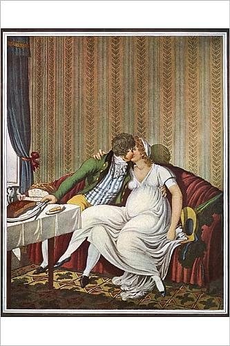 Photographic Print Of Kissing Couple 1803
