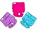 wegreeco Washable Reusable Premium Dog Diapers, Extra Small, Bright Color, for Female Dog, Pack of 3