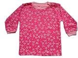 Boys Girls Long Sleeve T-Shirt with Pink Flowers