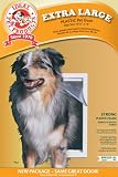 Ideal Pet Products - Extra-Large 10.5-by-15-Inch Flap Size Original Pet Door with Telescoping Frame