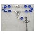 Blue Lourdes Auto Rosary Card Auto Rosaries Inexpensive Great Gift New Religious