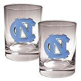 North Carolina Tar Heels - UNC 2 Piece Rocks Glass Set NCAA College Athletics