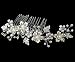 Sweet Melissa Pearl and Rhinestone Bridal Comb
