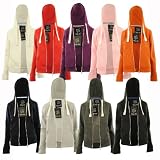 Annalise New Womens Fleece Zip Zipper Ladies Hoodie Hooded Top Sweatshirt Jacket