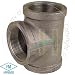 NUSET 1 1/2 Malleable Black Iron Tee (B130-40)
