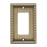 Buy Allen + Roth Single Decorator Switch Plate Aged Brass by Allen