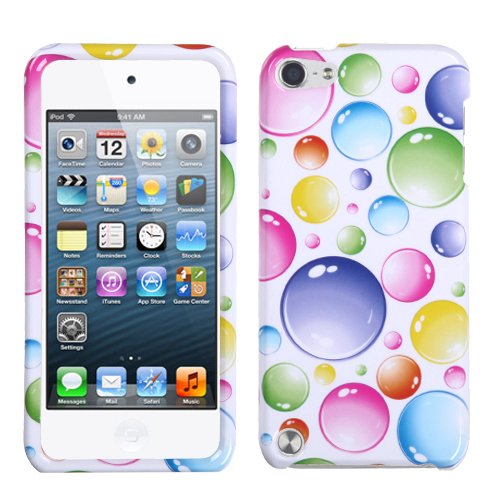 Faceplate Hard Plastic Protector Snap-On Cover Case Apple iPod Touch 5 (5th Generation), Rainbow Bigger Bubbles Faceplate Hard Plastic Protector Snap-On Cover Case Apple iPod Touch 5 (5th Generation), Rainbow Bigger Bubbles