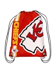 Sports: NFL Kansas City Chiefs 2015 Drawstring Backpack, Red - Columbus Sports