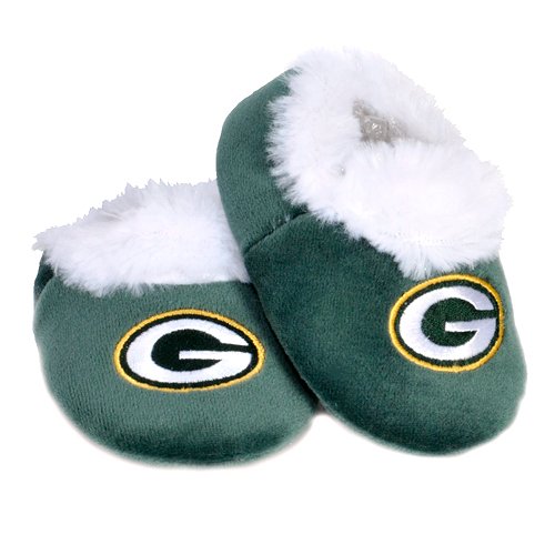NFL Baby Bootie Slippers Green Bay Packers 3-6 Months