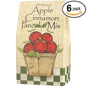 Brown Family Farm All Natural Apple Cinnamon Pancake Mix, 8-Ounce Boxes (Pack of 6)