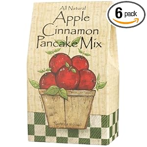 Brown Family Farm All Natural Apple Cinnamon Pancake Mix, 8-Ounce Boxes (Pack of 6) by Brown Family Farm
