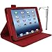 rooCASE Dual-View Leather Case w/ Stylus for iPad Mini (Red)