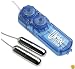 California Exotics Wicked's Essensual Elements Super-Slim Double Bullets, Wicked Turbo Tinglers, with LED Indicator, Wind, 2 tinglers