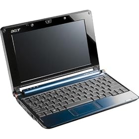 Acer Aspire One 8.9-inch Mini Laptop (1.6 GHz Intel Atom N270 Processor, 1.0 GB RAM, 120... by