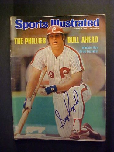Greg Luzinski Philadelphia Phillies Autographed August 29, 1977 Sports Illustrated Magazine