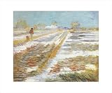 Paysage Enneige (Landscape With Snow) by Vincent van Gogh poster print,30 in. x 25 in.