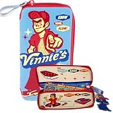 BLUE Q Vinnies Vinyl Retro Tampon Case Toiletry Holder Bag