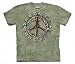 Woodland Peace Organic T-shirt With Thoreau Quotation 100% Organic Cotton Short Sleeve Shirt in Adult Sizes