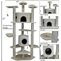 New 80" Cat Tree Condo Pet Furniture Scratching Post Pet House Premium Quality