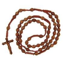 Dark Colored Bi-Cone Beaded Rosary